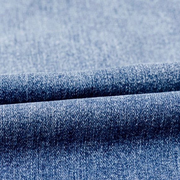 Dusk Blue High Rise Distressed Flare Jeans - Picture 8 of 10